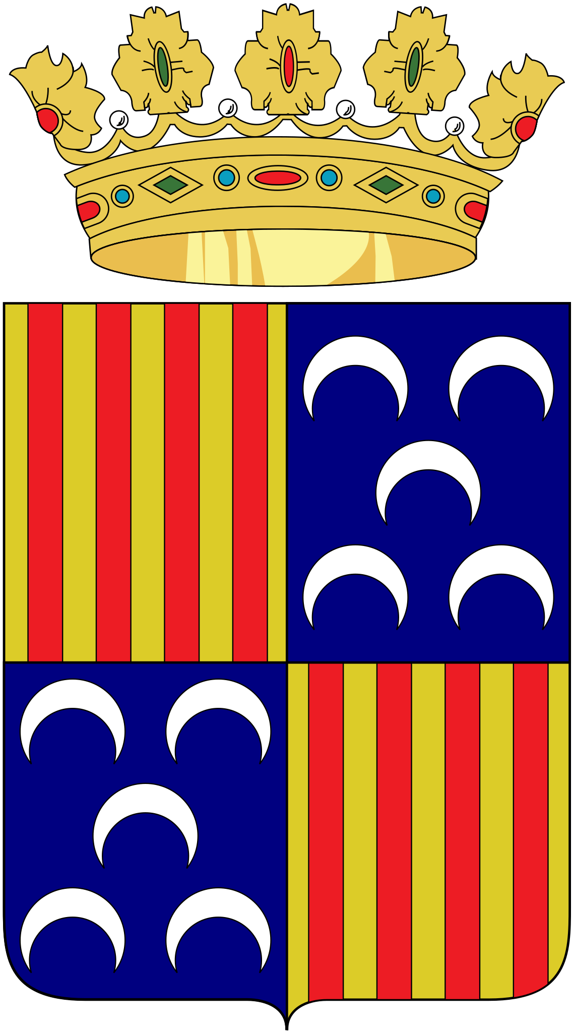 Berga Town Hall crest